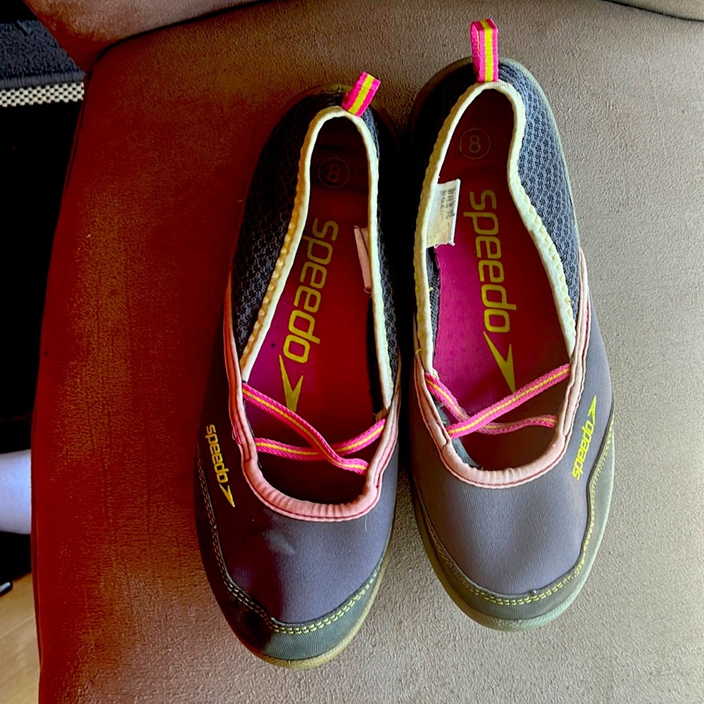 Speedo women’s water shoes size 8.
